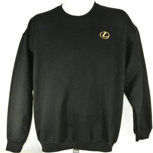 LEXUS Gold Logo Car Dealership Black Sweatshirt Employee Uniform Shirt Size XL